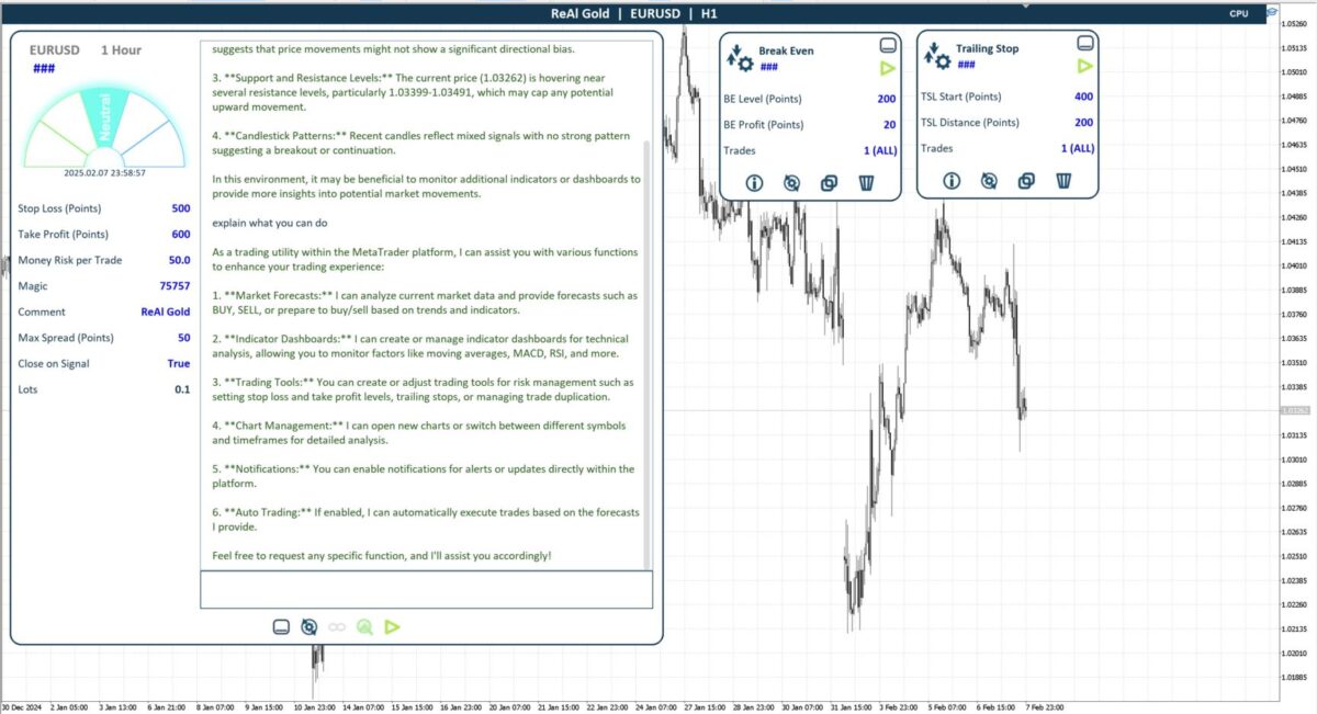 ReAI Gold EA MT4 settings