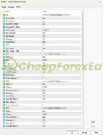 Forex Diamond EA MT4 EU Inputs 1