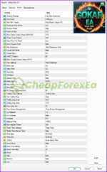 Gokar EA MT4 settings