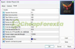 Golden Phoenix EA MT4 Settings