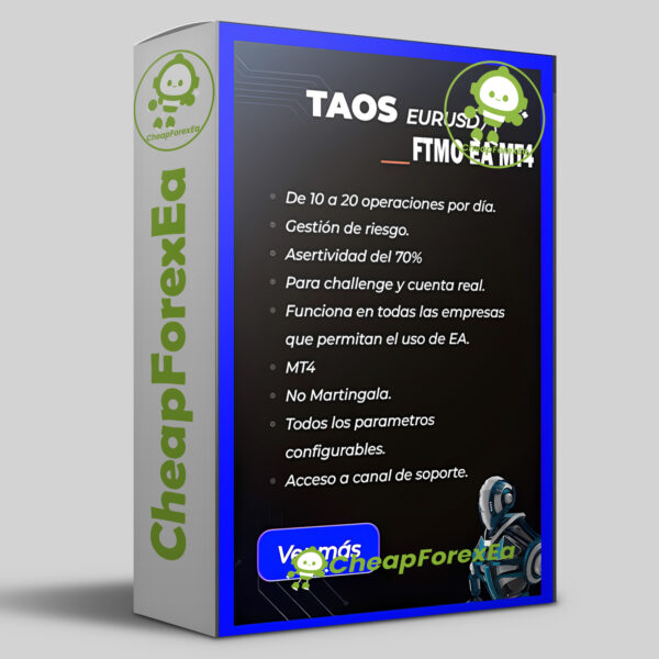 Taos EURUSD FTMO EA MT4 Logo