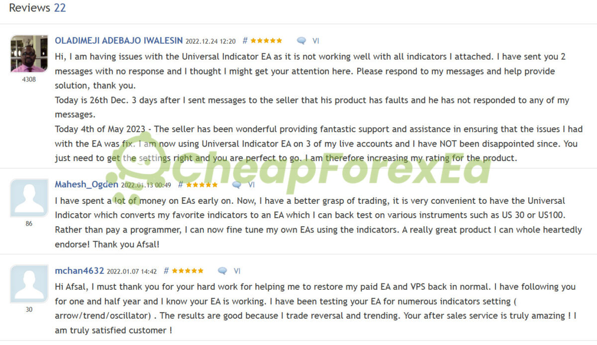 Universal Indicator EA for Your Indicator MT4 Review on MQL5