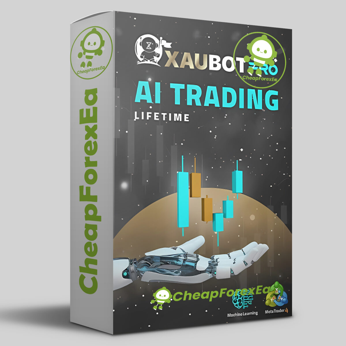 XAUBOT EA Gold Trading AI MT4 Logo