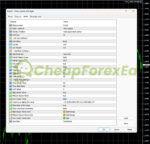 Forex Jupiter EA Manager Indicator MT4 Inputs