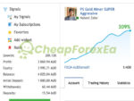 PS Gold Miner EA MT4 Live Signal