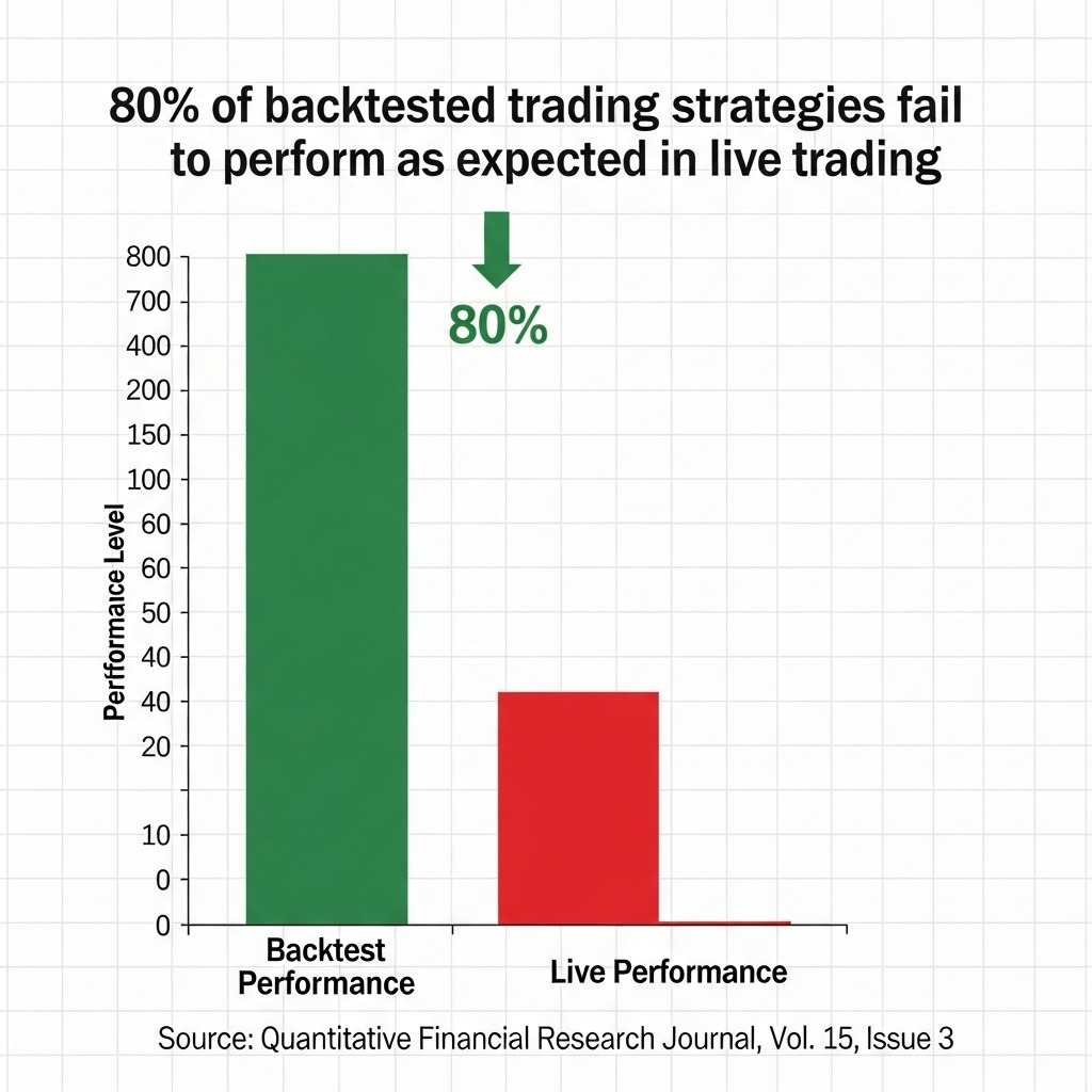 backtest results and live performance