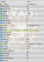 XAUScalpPro-EA-MT4-Settings-Panel
